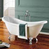Victoria Traditional Roll Top Double Slipper Bath with Dragon Feet 