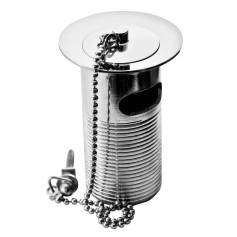 Slotted Plug and Chain Basin Waste 