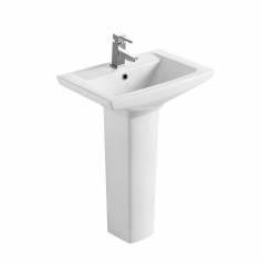 Lanao Rectangular Basin and Pedestal - Single Tap Hole 