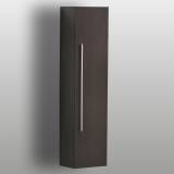 Lassen Wenge Bathroom Furniture - 1400mm Tall Wall Mounted Storage Unit 