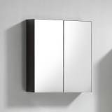 Lassen Wenge 600mm Mirror Cabinet - Two Door 
