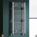Towel Radiators Natasha Chrome Straight Rail - 1000x500mm 