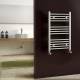 Natasha Chrome Flat Towel Rail Radiator,  700x450mm 