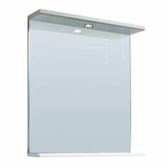 Abbott 650mm Gloss White Mirror &amp; Light 