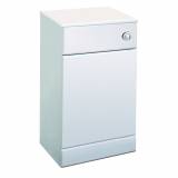 Abbott 500mm Gloss White WC Unit & Concealed Cistern - 300mm Depth 