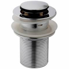 Unslotted Push Button Pop-Up Basin Waste 