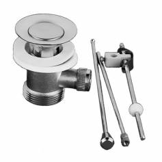 Slotted Rod Operated Pop-Up Basin Waste 