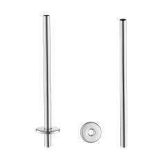 Chrome Plated Solid Brass Pipe 