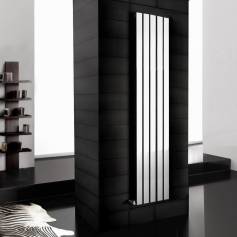 Vertical Radiator Tambora Chrome Flat Panel - 1800x376mm 