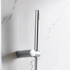 Hand Held Shower Head - Round Chrome Plated 