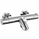 Bath bar mixer tap with optional shower attachment 