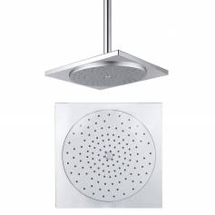 Square 290mm Chrome Effect Shower Head 