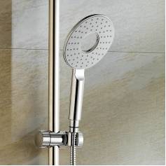 Ring Chrome Effect Hand Held Shower Head 
