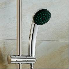 Economy Chrome Effect Hand Held Shower Head 