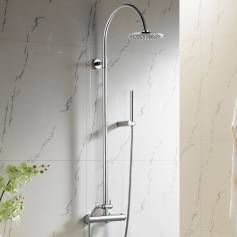 Exposed Shower Kit with 200mm Round Head &amp; Hand Held 