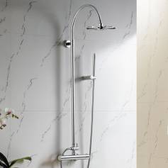 Exposed Shower Kit with 220mm Star Head &amp; Hand Held 