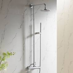 Exposed Shower Kits - 200mm Round Head &amp; Hand Held 