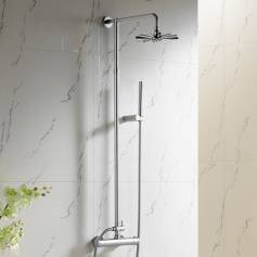 Exposed Shower Kit with 220mm Star Head &amp; Hand Held 