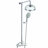 Traditional Rain Shower with Multi-Function Hand Held and Bracket 