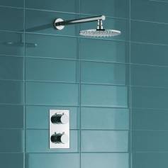 Dagna Thermostatic Mixer Shower Kit with 200mm Round Head 