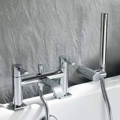 Khone Bath Taps - Bath Mixer Tap with Hand Held Shower 