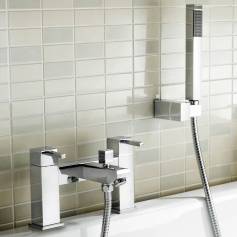 Virginia II Bath Mixer Tap with Hand Held Shower Head 