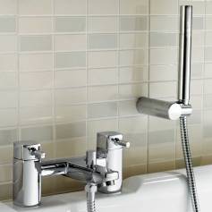 Ivela Bath Mixer Taps with Hand Held Shower Head 