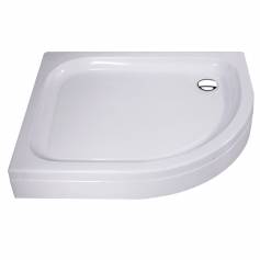 Quadrant Acrylic Easy Plumb Shower Enclosure Tray - 900x760mm Left 
