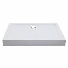 Rectangular Acrylic Easy Plumb Shower Enclosure Tray - 1000x800mm 