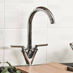 Niagra Kitchen Taps - Chrome Plated Mixer - Swivel Spout 