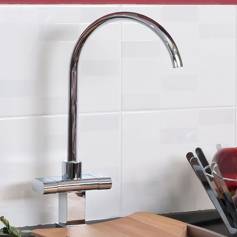 Kegon Kitchen Mixer Tap - Chrome Plated - Swivel Spout 