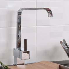 Virginia Chrome Kitchen Taps - Swivel Spout 