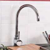 Cascade Chrome Plated Kitchen Mixer Tap - Swivel Spout 