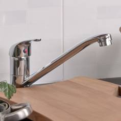 Tessa Chrome Plated Kitchen Tap - Swivel Spout 