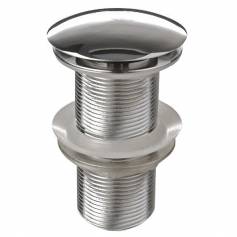 Basin Waste - Unslotted Push Button Pop-Up 