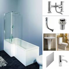 Marton Shower Bath Package, L-Shaped Left 
