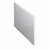 Gloss White L Shaped Bath End Panel - 682mm 