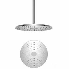 Round 200mm Chrome Effect Shower Head 
