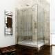 EasyClean Walk-In Shower Enclosure, Screens and Tray, Left Hand, 1400x850mm 