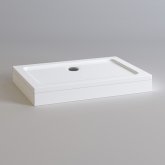 1000x700mm Rectangular Easy Plumb Stone Shower Tray