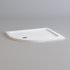 1000x800mm Left Offset Quadrant Ultraslim Stone Shower Tray