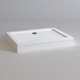 1000x800mm Rectangular Easy Plumb Stone Shower Tray