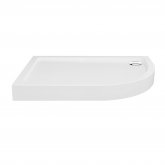 1200x800mm Right Offset Quadrant Acrylic Easy Plumb Shower Enclosure Tray