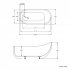 1665x725mm Abbe Freestanding Bath - Large