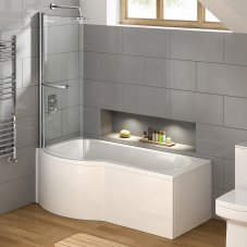 P Shaped Shower Baths