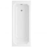 1700x700x510mm Traditional Square Single Ended Bath