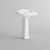 1700x750mm Victoria Roll Top Free Standing Bath Suite - Ball Feet