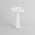 1700x750mm Victoria Roll Top Free Standing Bath Suite - Ball Feet