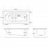 Round Single Ended Bath - 1700x700x550mm