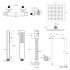 200mm Square Head - Cool to Touch Shower
